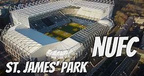 St. James' Park, Newcastle United Football Club. #NUFC (4K DRONE FOOTAGE)