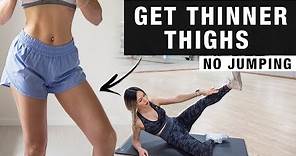 LOSE THIGH FAT Workout To Get Slimmer Inner Thighs | No Jumping 15 mins Thinner Thighs