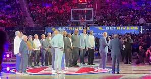 Detroit Pistons' 2004 NBA championship team celebrates 20-year reunion at Little Caesars Arena