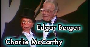 Edgar Bergen and Charlie McCarthy at the Orson Welles AFI Life ...