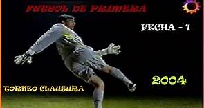 Torneo Clausura 2004 Fecha 1 - Futbol de Primera (Programa Completo)[Futbol Argentino Resumen Goles]