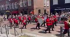 Freedom Parade today by the Princess of Wales’s Royal Regiment through Rochester #thetigers | Kelly Tolhurst