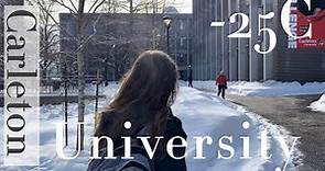 -25℃ Winter Carleton University|ottawa Canada