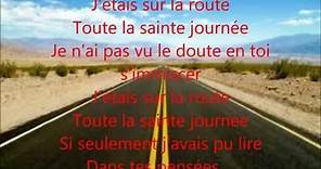 Gérald De Palmas - Sur La Route (Lyrics)
