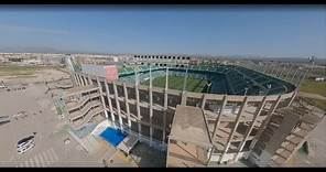 🏟️ 💚 ¡A vista de DRON! El estadio Martínez Valero, como NUNCA antes lo habías visto