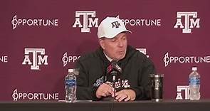 Jimbo Fisher discusses Texas A&M's win over Mississippi State