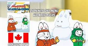 Max and Ruby Snowbunny Canadian 2015 DVD Opening And Menus