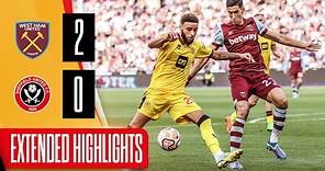 West Ham United 2-0 Sheffield United | Extended Premier League highlights