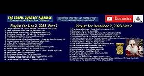12-2-23 Gospel Quartet Paradise Weekend Edition
