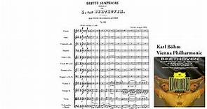 Beethoven: Symphony No. 3 in E-flat major, Op. 55 "Eroica" [Böhm & VPO] (with Score)