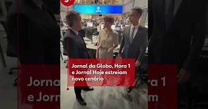 Jornal da Globo, Hora 1 e Jornal Hoje estreiam novo cenário