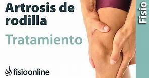 Artrosis de rodilla - Tratamiento mediante ejercicios, automasajes y estiramientos