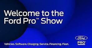 The Ford Pro™ Show | Ford UK