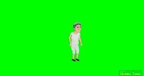Old man green screen video || Old man cartoon character || Free copyright video