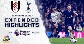 Fulham v. Tottenham Hotspur | PREMIER LEAGUE HIGHLIGHTS | 3/16/2024 | NBC Sports