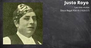 Jota de las mulas por Justo Royo el Cebadero. La grabación más antigua de este estilo. 1926.