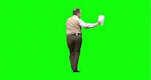 Viejito del meme bailando Pedro Sola en pantalla verde