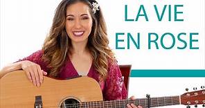La Vie En Rose - Guitar Tutorial and Play Along