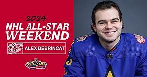 Alex DeBrincat at the 2024 NHL All Star Game
