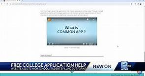 Free college application help for students