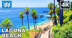 [4K] Laguna Beach - Heisler Park in Orange County, California USA - Scenic Walking Tour 🎧