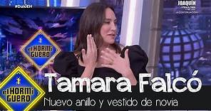 El nuevo anillo de compromiso de Tamara Falcó y los detalles de su vestido de boda - El Hormiguero