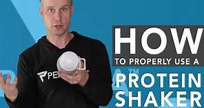 How to (Properly) use a protein shaker bottle 2024