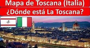 Mapa de la Toscana