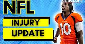 NFL Injury Report Week 1 | Terry McLaurin, Jerry Jeudy, Darren Waller (Fantasy Football)