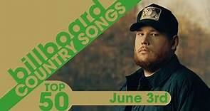 Billboard Hot Country Songs Top 50 (June 3rd, 2023)