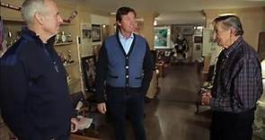 Wayne and Walter give a tour of the Gretzky family house in Brantford
