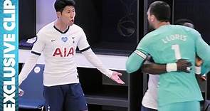 Son Feels the Fury of Lloris at Half-Time for not Tracking Back! | All or Nothing: Tottenham Hotspur