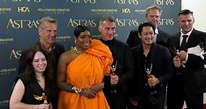 Fantasia Barrino and Director Chad Stahelski 2024 Astra Film Awards Winners Walk!