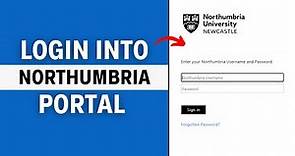 How to Login to Northumbria University Portal (2024)