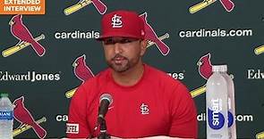 St. Louis Cardinals manager Oli Marmol talks after 6-2 win over Colorado Rockies