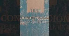 CONSTITUCIÓN NACIONAL ARGENTINA - REFORMA CONSTITUCIONAL DE 1994