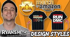 16 Best Selling Amazon Merch T-Shirt Design Styles