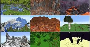Minecraft 1.18 - All Biomes