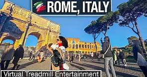 Rome Italy Virtual City Walks - Treadmill Walking Tours - 4K City Walks