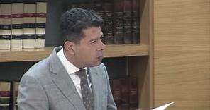 Fabian Picardo speaks in Parliament of outgoing Chief Secretary.