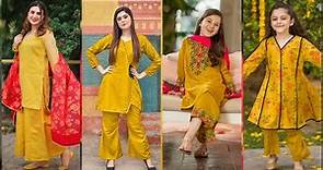 Mustard Color dress Designs|| mustard Color Dresses combination|| Casual Dresses Ideas | Mk Fashion