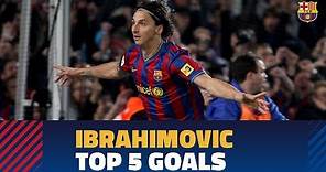 Zlatan Ibrahimovic's TOP 5 goals with Barça