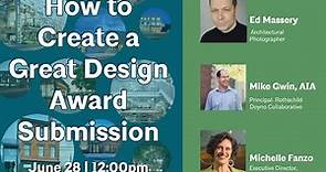 How to Create a Great Design Award Submission