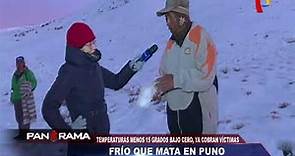 Frío que mata en Puno: temperaturas menos 15 grados, ya cobran vidas