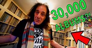 This Man Has 30,000 Albums in the Biggest Vinyl Record & CD Collection I've Ever Seen!
