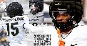 Montana Lemonious Craig REVEALS To Jimmy Horn Jr He’s Coming Back To COACH PRIME 😱