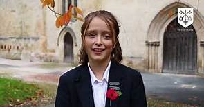 We Will Remember Them | Exeter Cathedral School