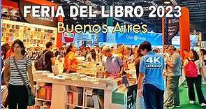 【4K】Buenos Aires Walk, Feria del Libro 2023 - El Evento Editorial más Importante de la Argentina.