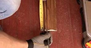 How to Install a Hardwood Door Threshold