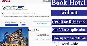 How to Book Hotel Without Credit or Debit card online | Free Hotel Booking for Visa | Brilliantit